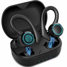 A-One Brand - Vattentäta In-Ear SportHörlurar Bluetooth BE1033 - Svart