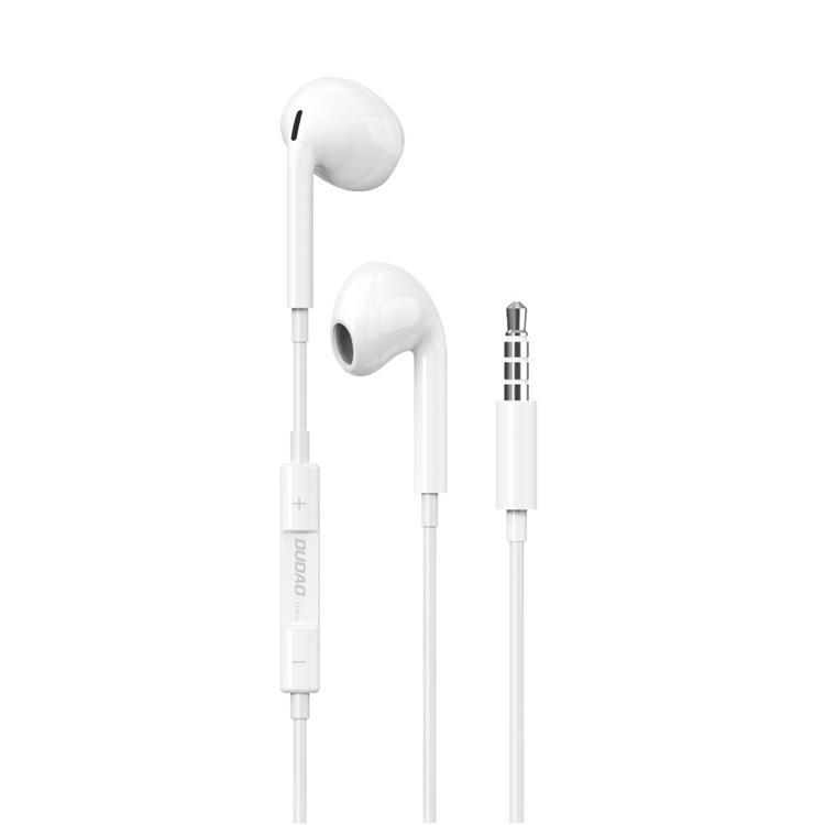 Dudao In-Ear Hörlurar med 3.5 mm Minijack Kontakt - Vit | 505771 | AlltMobil