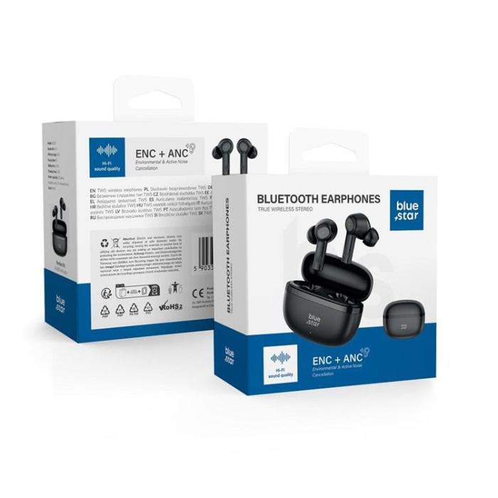 Blue Star - Blue Star TWS Bluetooth Trådlösa Hörlurar Stereo ANC ENC