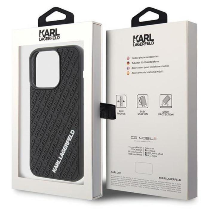 KARL LAGERFELD - Karl Lagerfeld iPhone 11/XR Mobilskal 3D Rubber Multi Logo