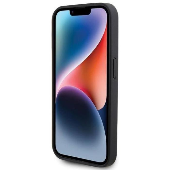 Guess - Guess iPhone 15 Pro Max Mobilskal Diamond Triangle - Svart