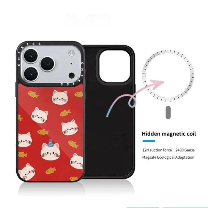 A-One Brand - iPhone 17 Pro Mobilskal MagSafe Aluminium Silikon