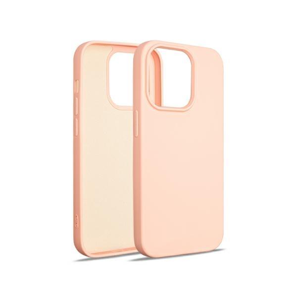 Beline Mobilskal till iPhone 14 Pro Silikon - Roséguld