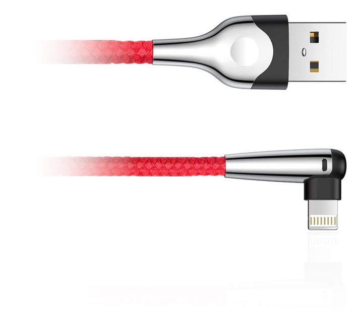 UTGATT4 - Baseus MVP Mobile Game Lightning-kabel 2.4A 1 m - Svart