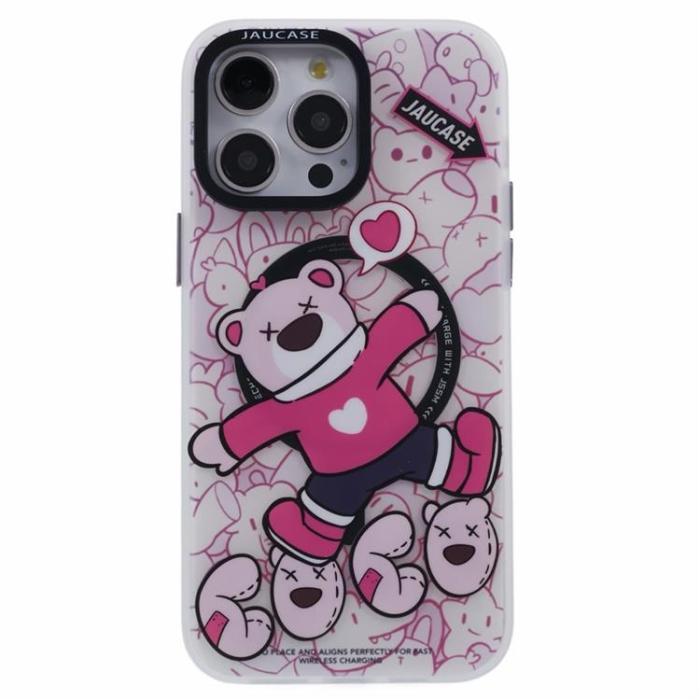 JAUCASE - JAUCASE iPhone 15 Pro Max Mobilskal MagSafe - Lying Bear