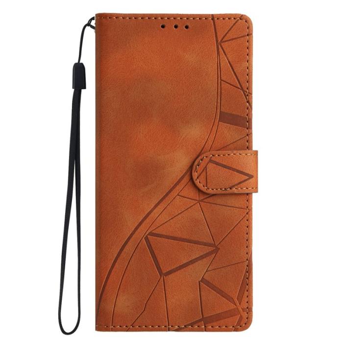 OEM - Samsung Galaxy A37 Plånboksfodral Konstläder - Brun