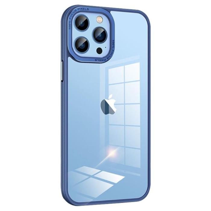 OEM - iPhone 14 Pro Max Skal Kameraram i Metall - Mörkblå