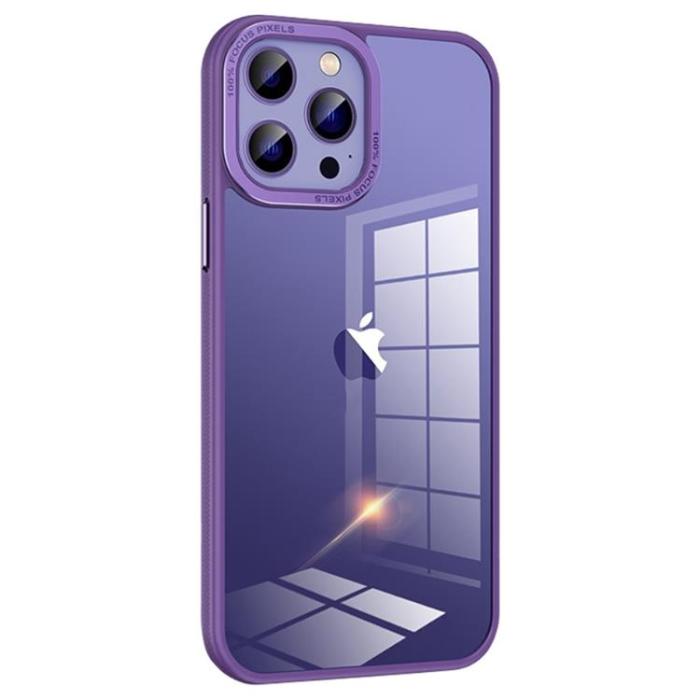 OEM - iPhone 14 Pro Max Skal Kameraram i Metall - Lila