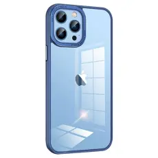 OEM - iPhone 14 Pro Max Skal Kameraram i Metall - M&ouml;rkbl&aring;