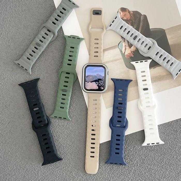 OEM - Apple Watch 4/5/6/7/8/SE (38/40/41mm) Silikon Armband Sport