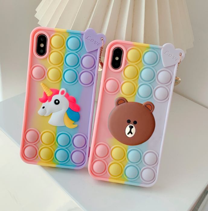 UTGATT1 - Pop it Fidget Skal iPhone 11 - Unicorn