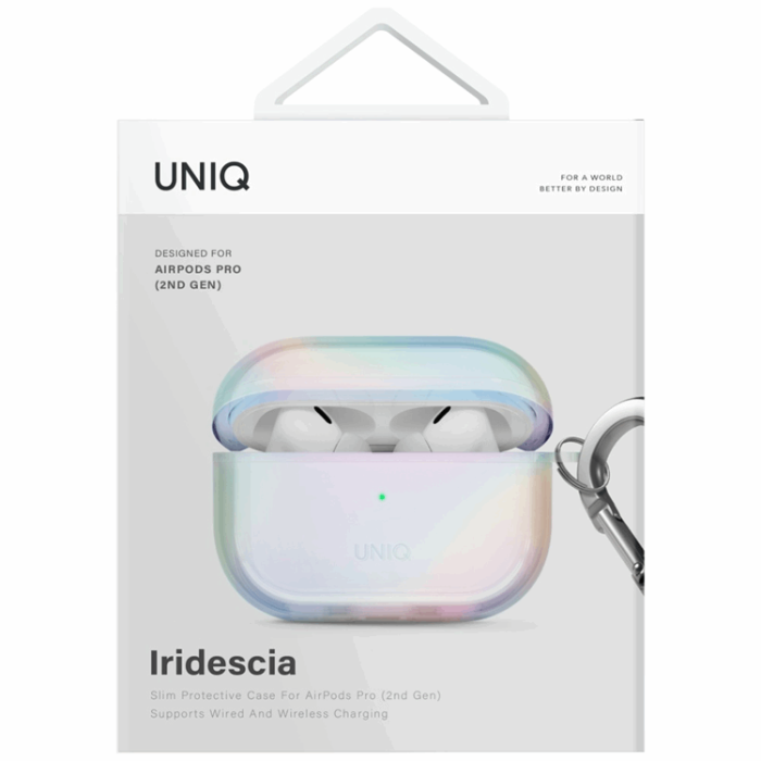 UNIQ - UNIQ AirPods Pro 2 Skal Iridescia Hang - Holo Quartz