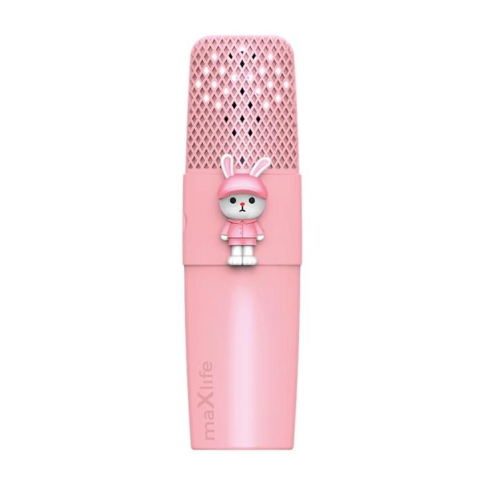 Maxlife - Maxlife Bluetooth Mikrofon med Högtalare Animal MXBM-500 - Rosa