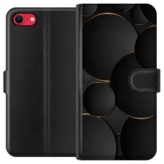 Gustaf - Pl&aring;nboksfodral till Apple iPhone SE (2020) med Lyxig Cirklar