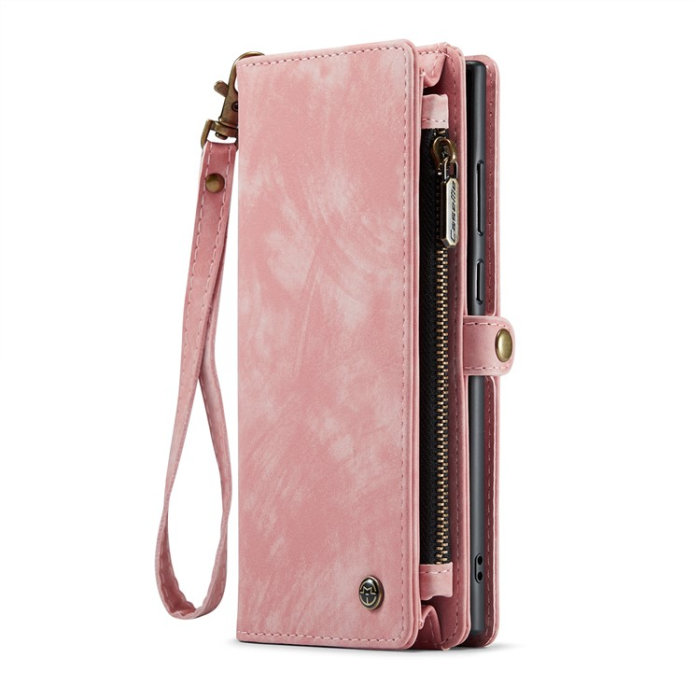 Caseme - Caseme Galaxy S23 Ultra Plånboksfodral Detachable - Rosa
