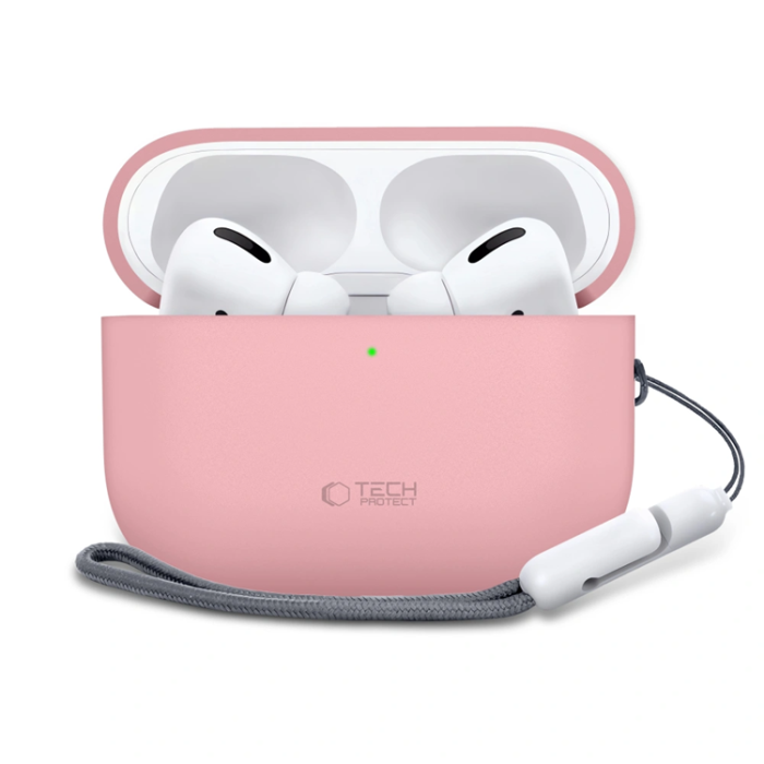 Tech-Protect - Tech-Protect Apple Airpods Pro 3 Skal Silikon - Dusty Rosa
