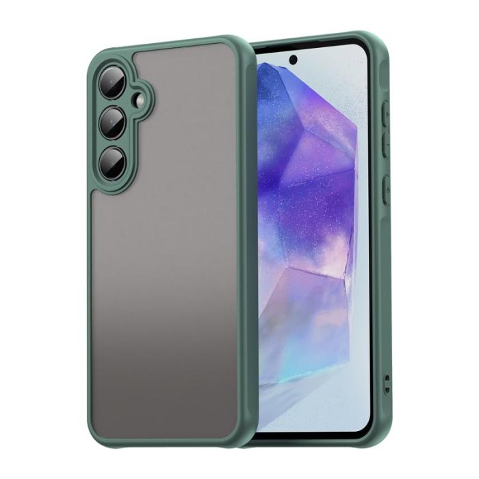 WANLONFENG - WANLONFENG Mobilskal till Samsung Galaxy A55 5G TPU FD Series - Grön