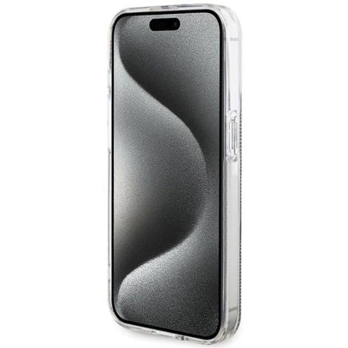 Guess - Guess iPhone 15 Pro Mobilskal Gold Stripes - Brun