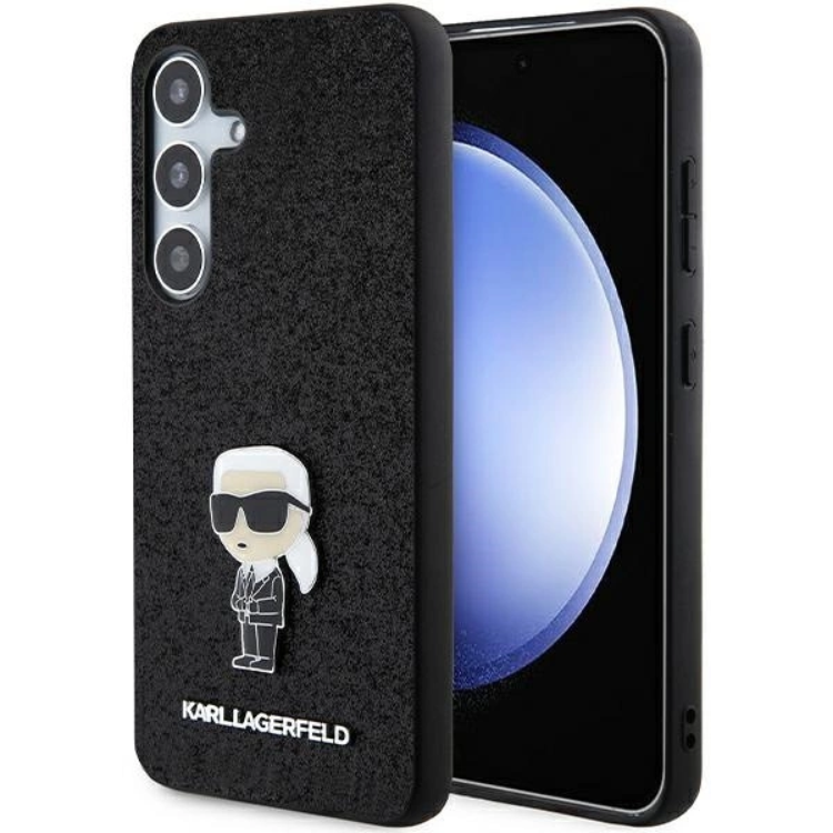 KARL LAGERFELD Mobilskal till Galaxy S24 Plus Fixed Glitter Ikonik