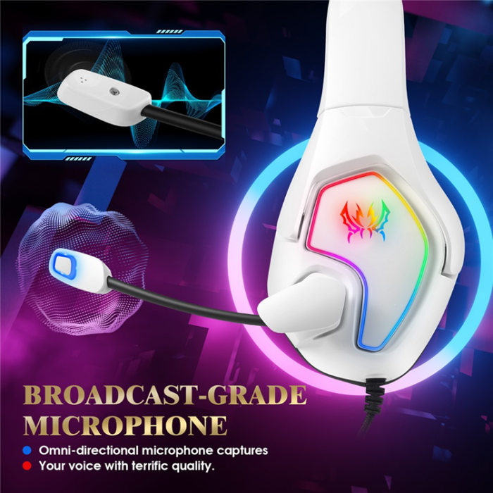 KOTION EACH - KOTION EACH Over-Ear Gaming Trådbundna Hörlurar RGB-ljus G3000