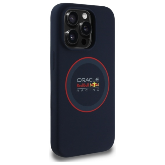 Red Bull - Red Bull iPhone 15 Pro Max Mobilskal MagSafe Silikon Röd Ring