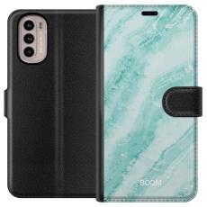 iSecrets - Pl&aring;nboksfodral till Motorola Moto G31 med Mint Marble
