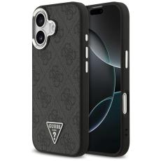 Guess - Guess iPhone 17 Mobilskal MagSafe 4G Triangle Logo - Svart Silver