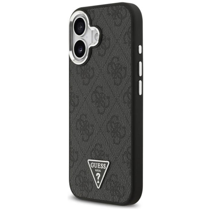 Guess - Guess iPhone 17 Mobilskal MagSafe 4G Triangle Logo - Svart Silver