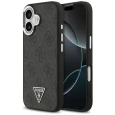 Guess - Guess Mobilskal till iPhone 17 MagSafe 4G Triangle Logo - Svart Silver