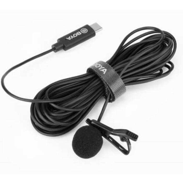 BOYA - BOYA Mikrofon Lavalier BY-M3 USB-C - 6m