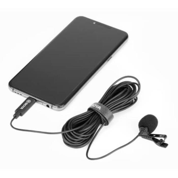 BOYA - BOYA Mikrofon Lavalier BY-M3 USB-C - 6m