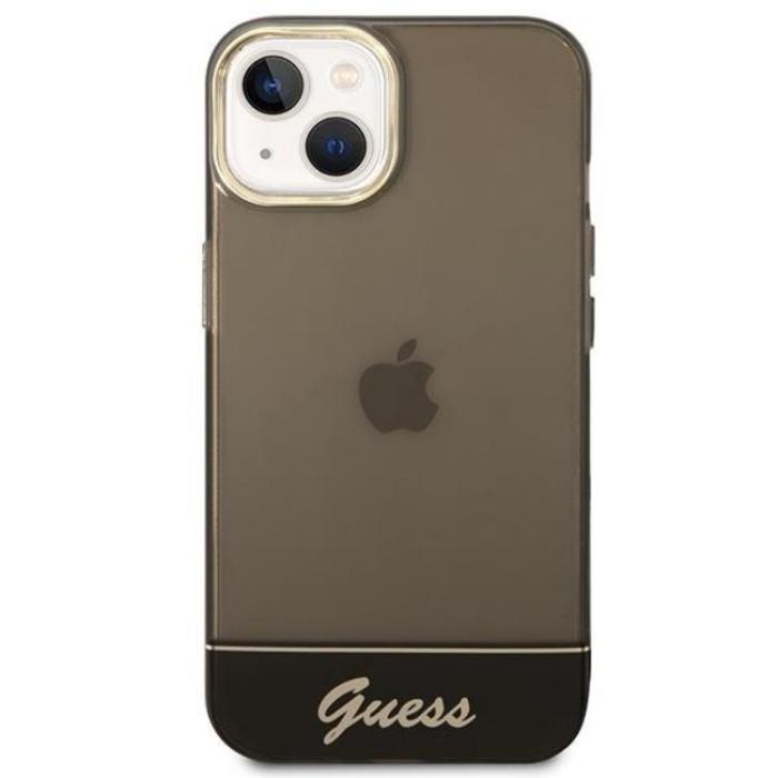 Guess - GUESS iPhone 14 Plus Skal Translucent - Svart