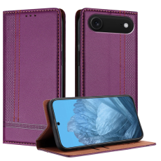 A-One Brand - iPhone 17 Air Plånboksfodral L Shaped Grid Pattern - Lila