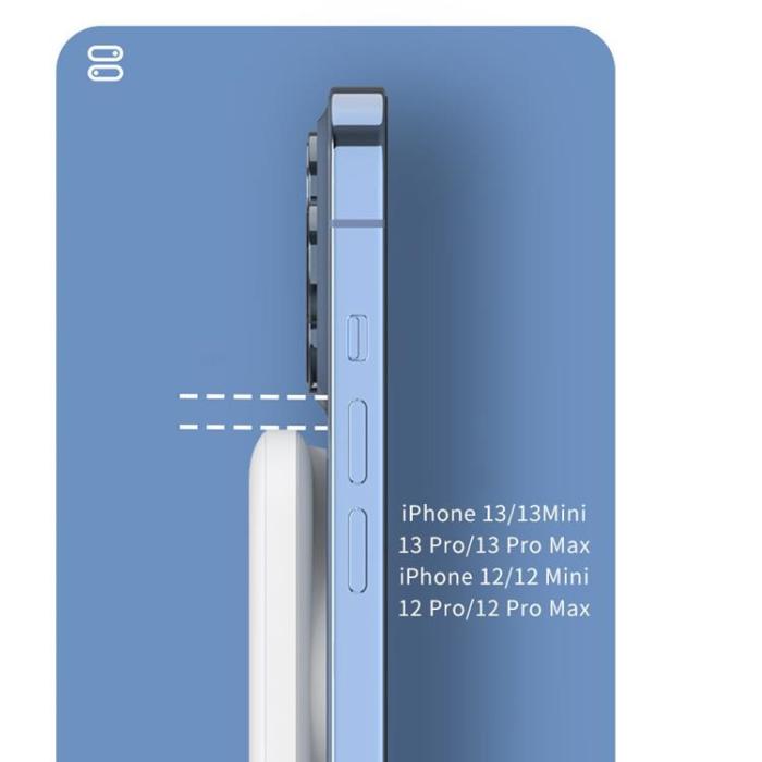 A-One Brand - Magsafe Trådlös Power Bank 10000mAh - Vit