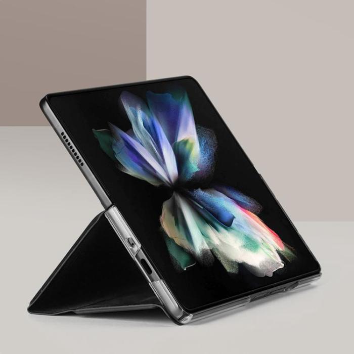 UTGATT1 - Dux Ducis Galaxy Z Fold 4 Plånboksfodral Bril Flip - Svart