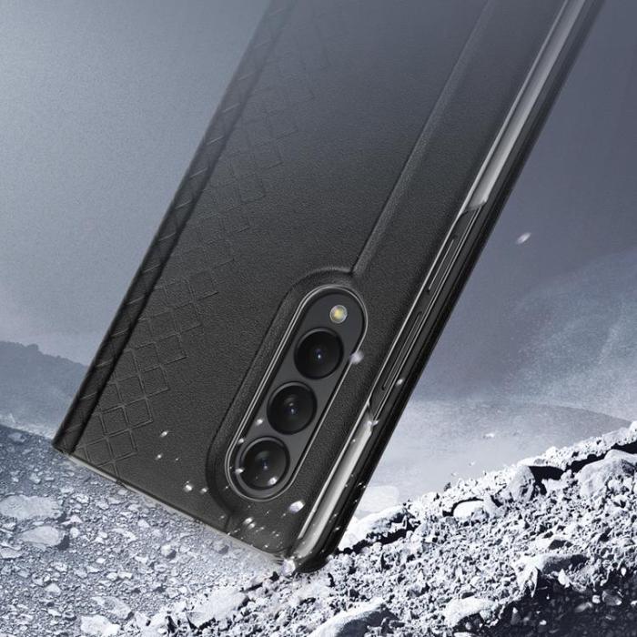 UTGATT1 - Dux Ducis Galaxy Z Fold 4 Plånboksfodral Bril Flip - Svart