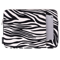 CANVASARTISAN - CANVASARTISAN MacBook Air Datorfodral 12" Zebra H33-19 - Svart/Vit