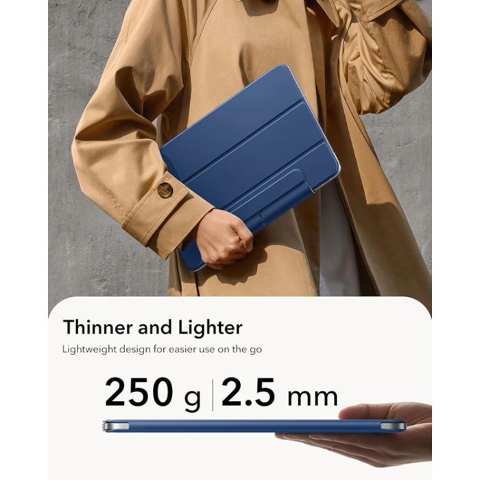 ESR - ESR Fodral För iPad Air 10.9 (2020/2022) Magnetic Rebound - Marinblå