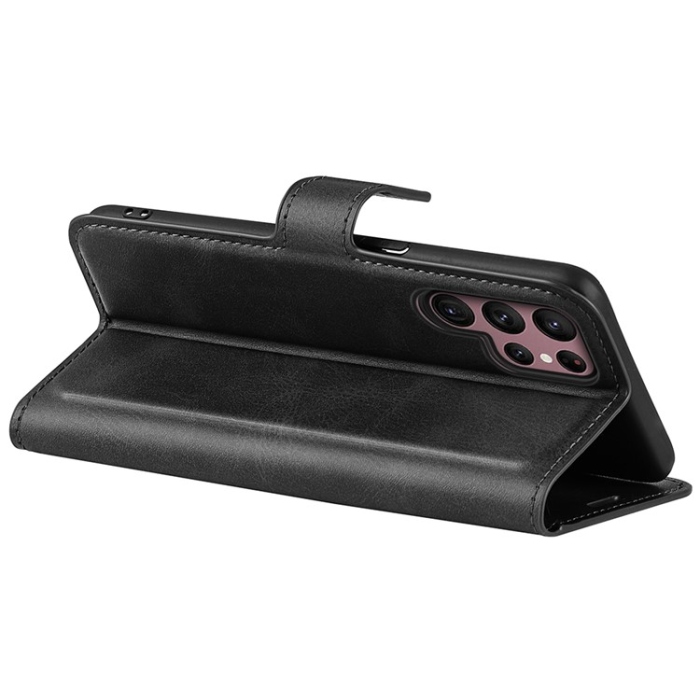 OEM - Galaxy S23 Ultra Plånboksfodral Folio Flip - Svart