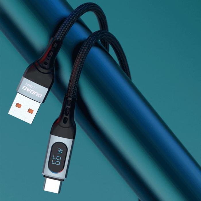 Dudao - Dudao USB-C Snabbladdning PD 66W - Svart