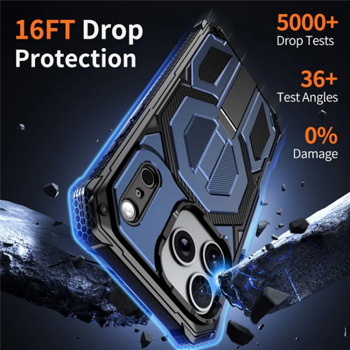 A-One Brand - iPhone 17 Pro Max Mobilskal Magsafe Shockproof - Blå