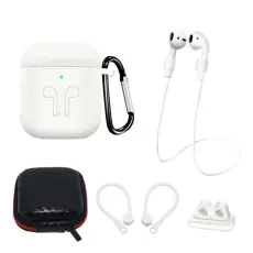 OEM - [5-Pack] Airpods 1/2 Tillbeh&ouml;r Set - Vit
