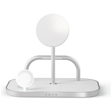 ZENS - Zens 4-i-1 Qi2 Magnetisk Tr&aring;dl&ouml;s Laddare 60W iPhone Apple Watch Airpods