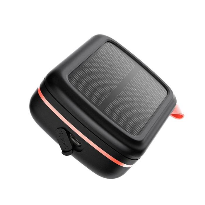 Choetech - Choetech In-ear Hörlurar BH-T05 Solar TWS med Powerbank 2500mAh - Svart