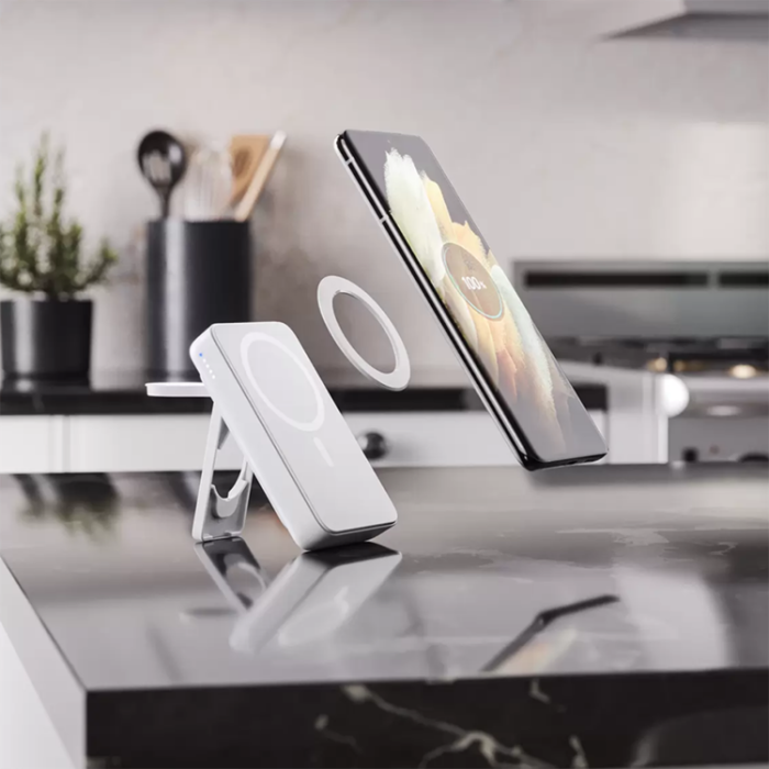 ALOGIC - Alogic Magsafe Trådlös Powerbank 10000 mAH - Vit