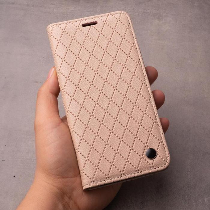 OEM - Xiaomi Redmi A1/A2 Plånboksfodral Smart Caro - Beige