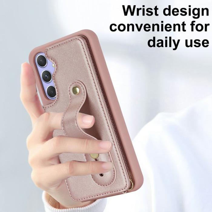 OEM - Mobilfodral för Samsung Galaxy S26 Plus Kickstand Kortfack TPU - Roséguld