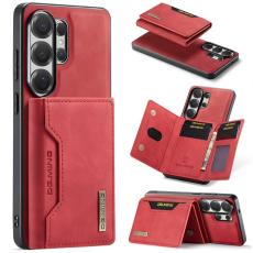 DG.MING - DG.Ming Mobilfodral f&ouml;r Samsung Galaxy S26 Ultra Konstl&auml;der Tri-Fold - R&ouml;d