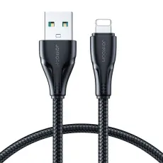 Joyroom - Joyroom Surpass USB-A till Lightning kabel 1.2m - Svart