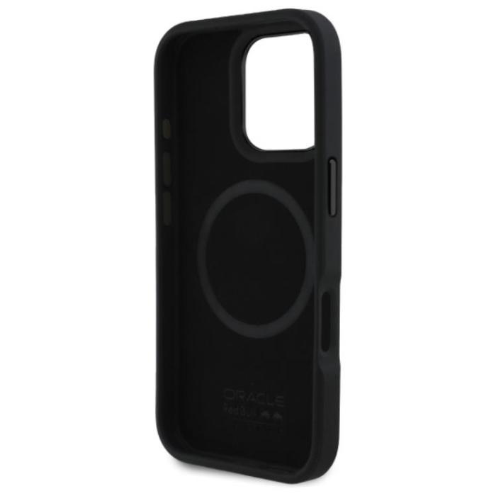Red Bull - Red Bull iPhone 16 Pro Mobilskal MagSafe Läder Red Ring - Navy